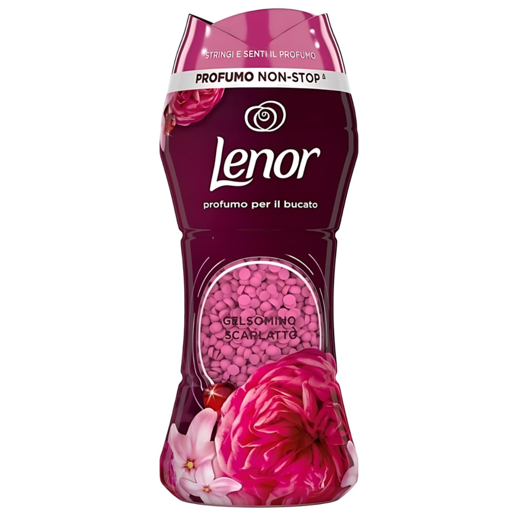 Lenor Perełki zapachowe do prania - Zapach Gelsomino Scarlatto - Opakowanie 210g