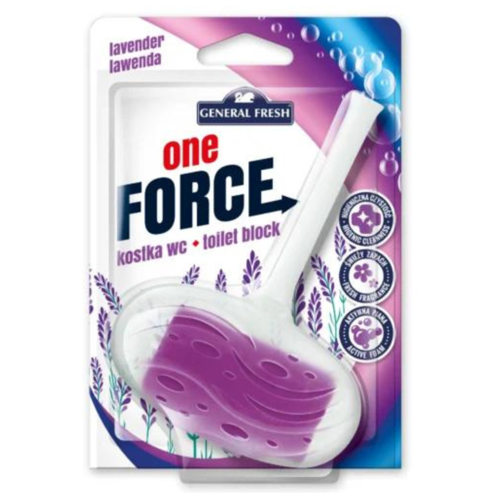 General Fresh Kostka do WC – One-FORCE - Lawenda - Opakowanie 40g