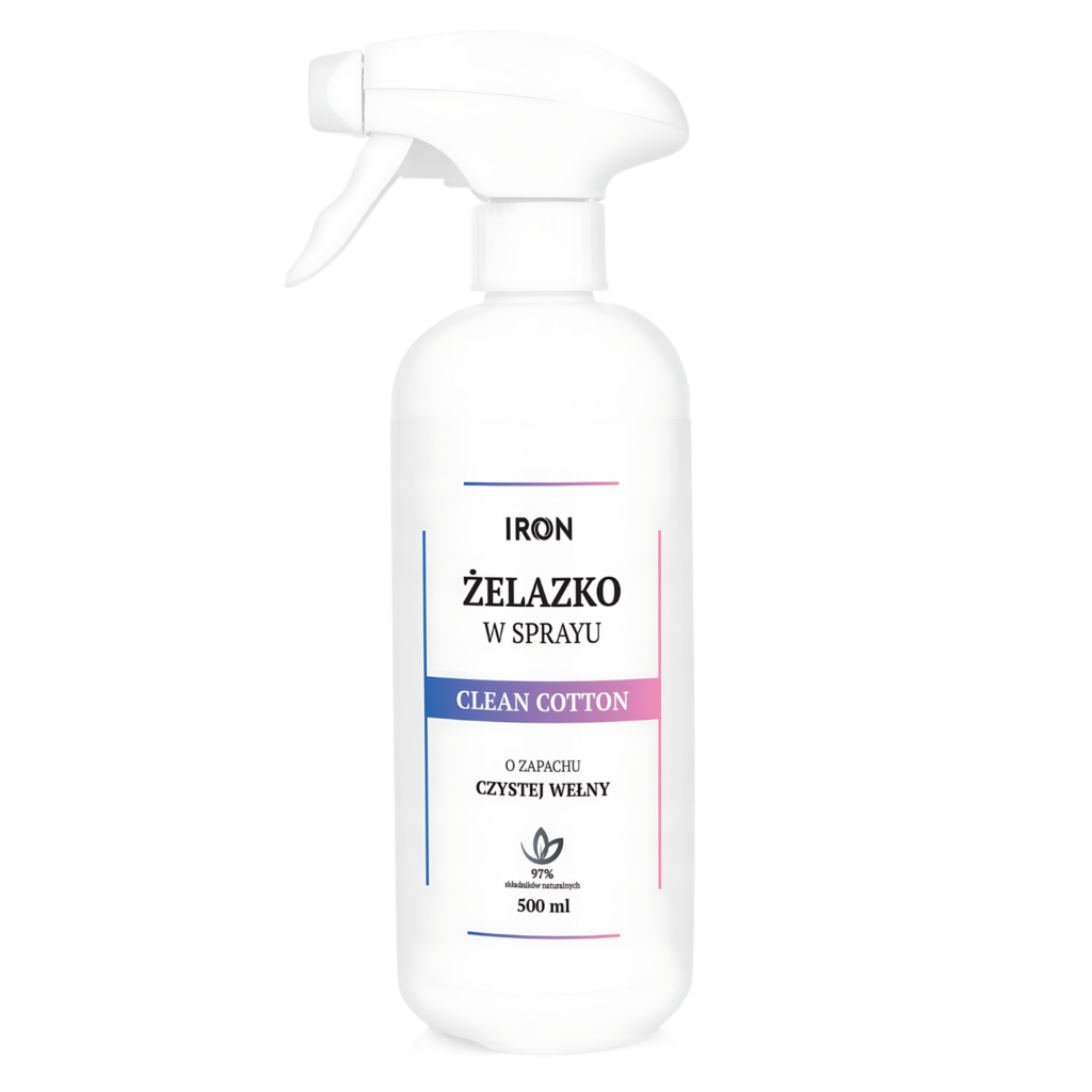 Iron żelazko w sprayu Clean Cotton - Opakowanie 500ml