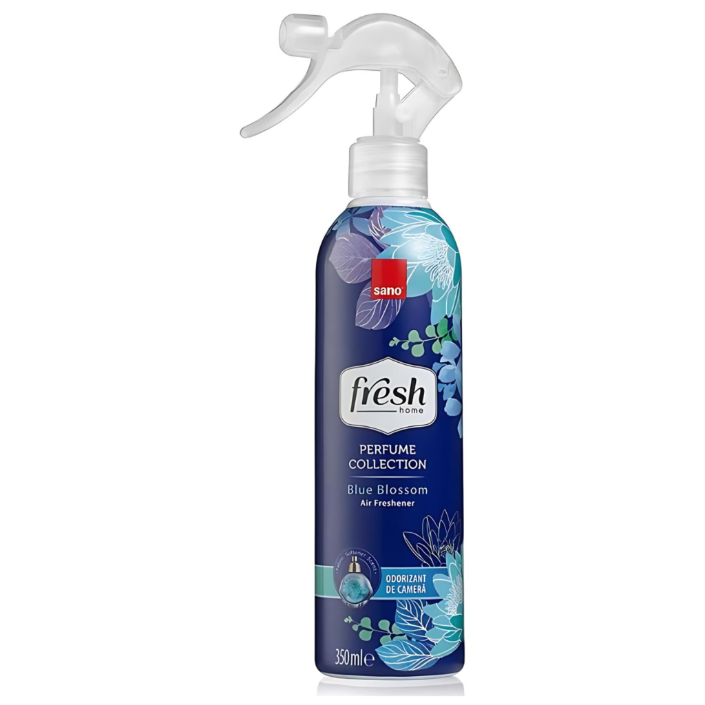 Sano Odświeżacz do pomieszczeń Fresh Home, Blue Blossom - Opakowanie 350 ml
