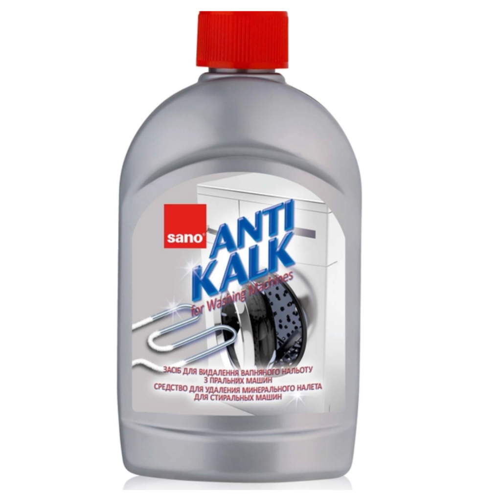 SANO ANTI KALK MASINA SPALAT odkamieniacz do pralki - Opakowanie 500ml