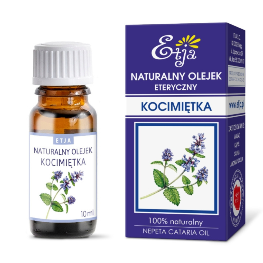 ETJA - Olejek kocimiętka eteryczny 100% Naturalny - pojemność 10 ml
