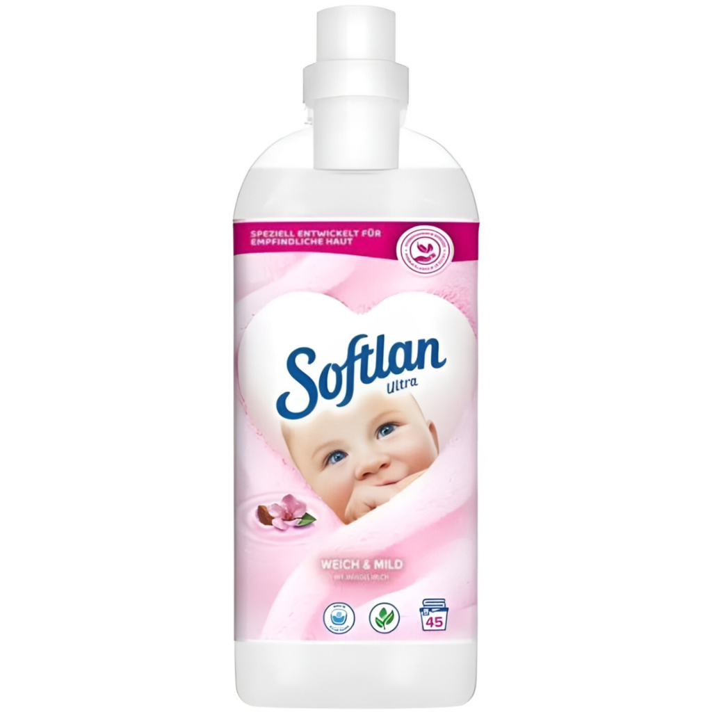 Softlan Ultra Sensitive Płyn do Płukania Tkanin Weich & Mild - Opakowanie 1L