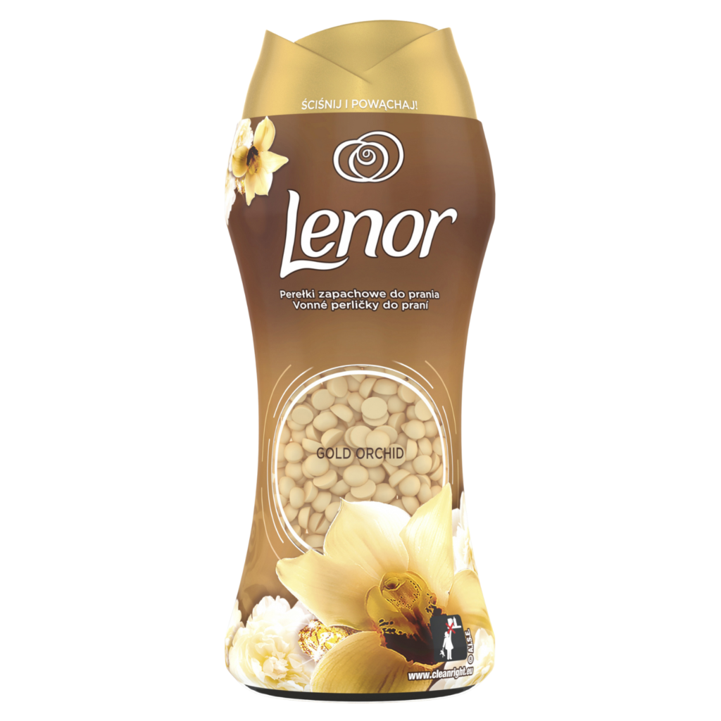Lenor Perełki zapachowe do prania - Zapach Gold Orchid - Opakowanie 210g