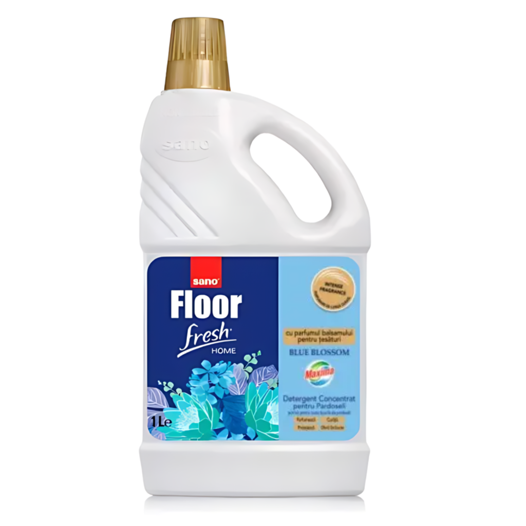 SANO Skoncentrowany Środek do Czyszczenia Podłóg Sano Floor Fresh Home Blue Blossom - Opakowanie 1l