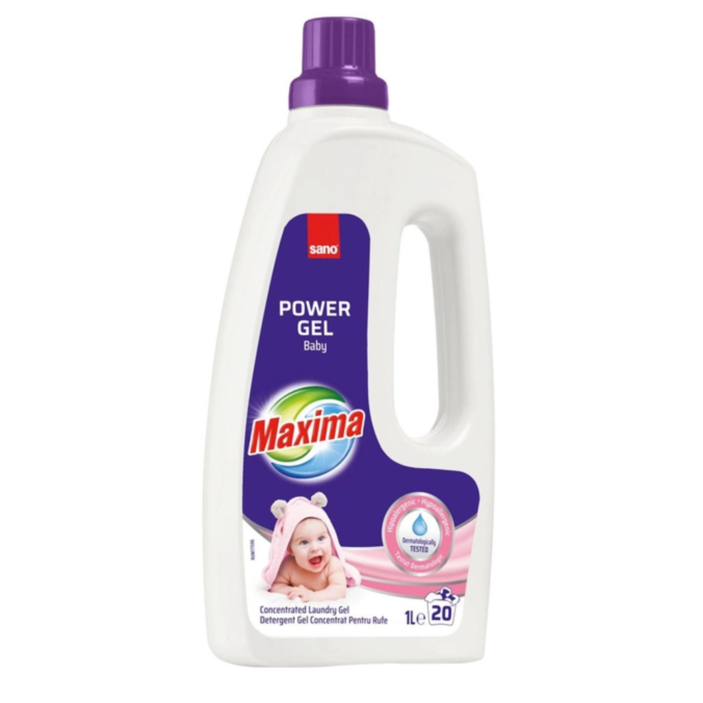 SANO Żel do prania MAXIMA POWER GEL BABY koncentrat - Opakowanie 1 L