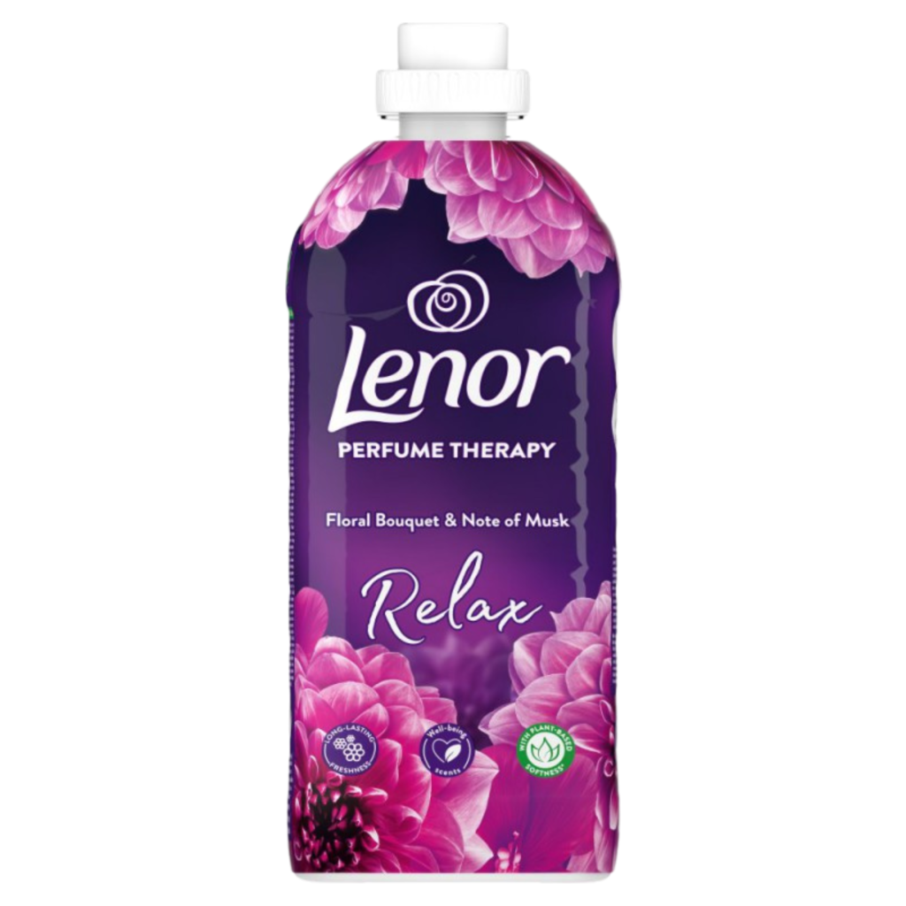 Lenor Perfumowany Therapy Relax Płyn do Płukania Tkanin Bouquet & Note Of Musk - Opakowanie 1,2l (48 Prań)