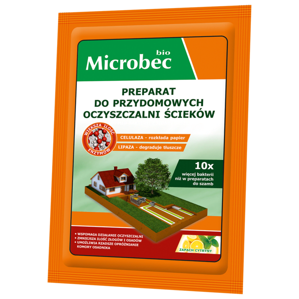 BROS - Microbec Aktywator do przydomowych oczyszczalni ścieków - Opakowanie 35g