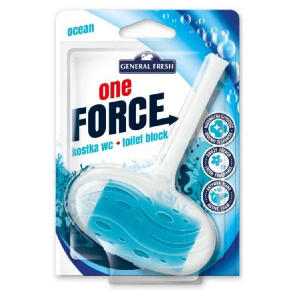 General Fresh Kostka do WC – One-FORCE - Morski - Opakowanie 40g