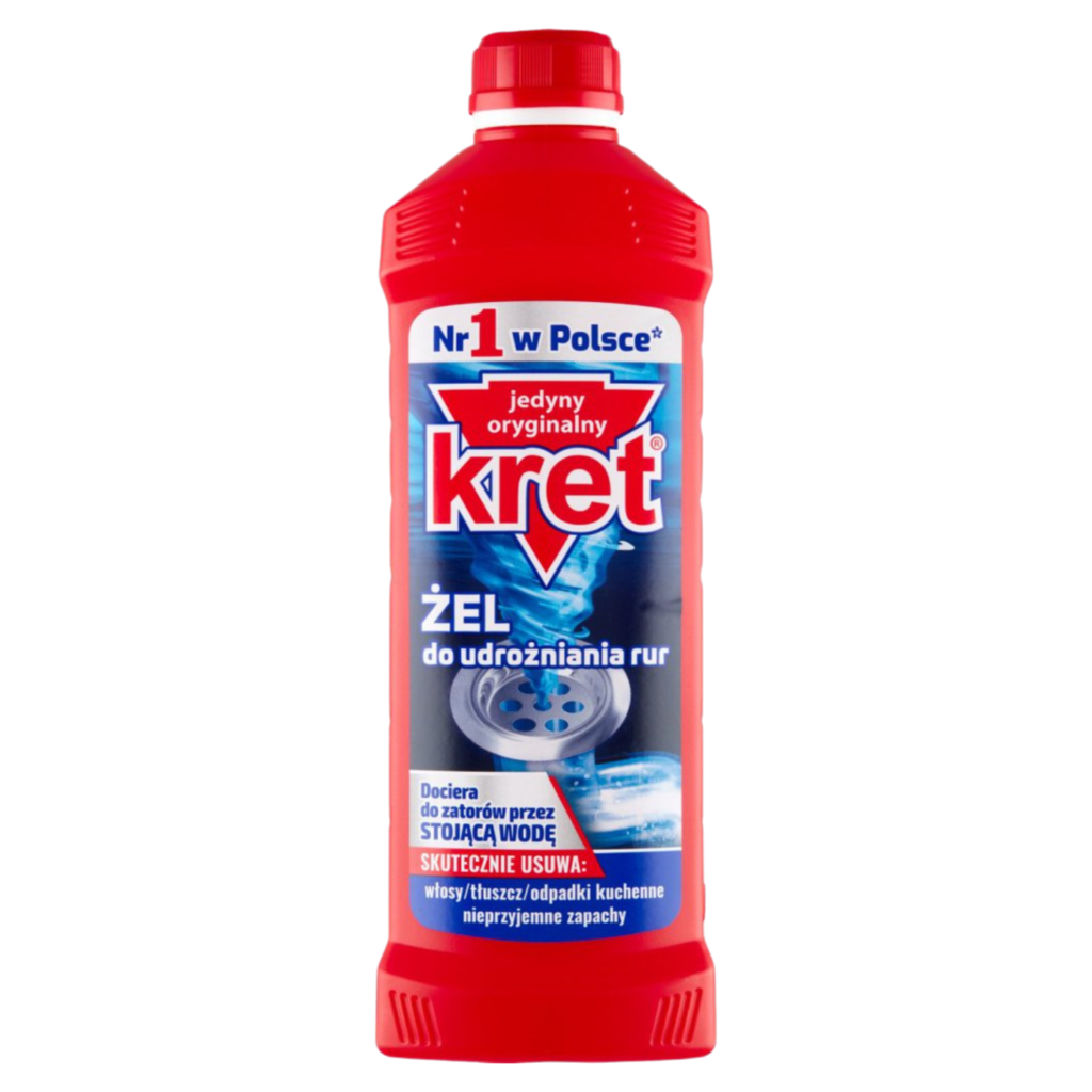 Kret Żel do Udrażniania Rur - Opakowanie 500g