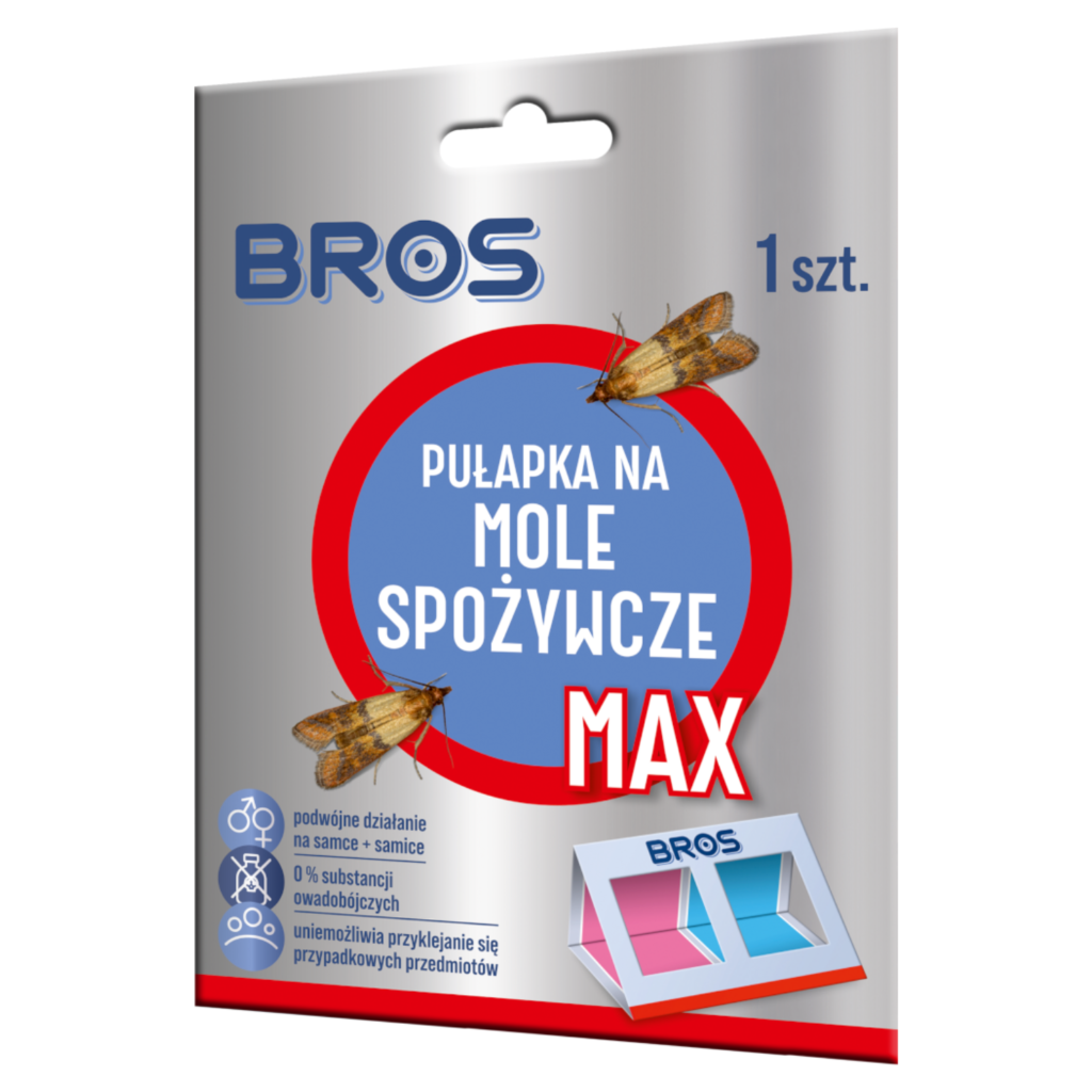 BROS - pułapka na mole spożywcze MAX - Opakowanie 1szt.