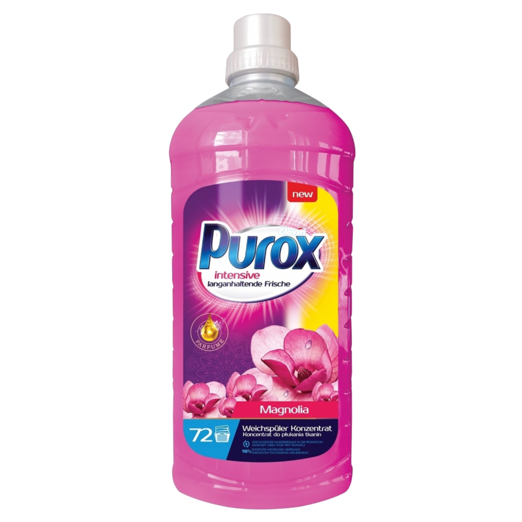 Purox Koncentrat do Płukania Tkanin Magnolia - Opakowanie 1,8L