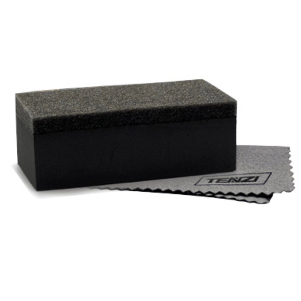 Tenzi Aplikator precyzyjny 8x4x2 cm + ściereczka 10x10 cm