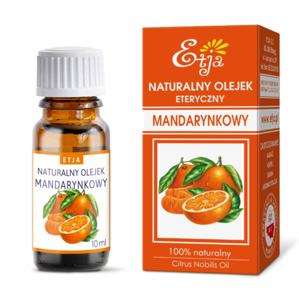 ETJA - Olejek Mandarynkowy 100% Naturalny - pojemność 10 ml